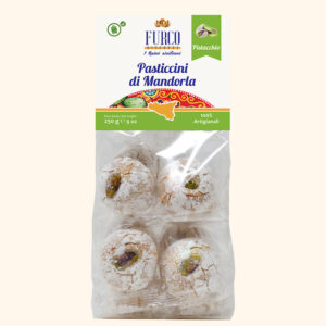 DOLCI DI MANDORLA AL " PISTACCHIO " GR. 250