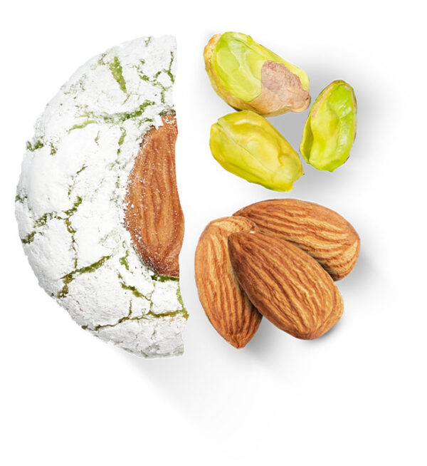 DOLCI DI MANDORLA AL " PISTACCHIO " GR. 250 - immagine 2