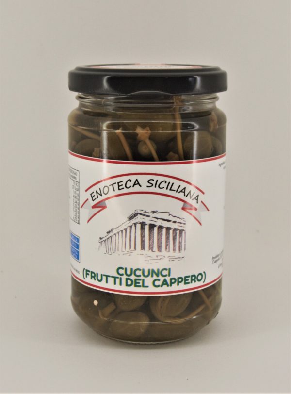CUCUNCI FRUTTO DEL " CAPPERO " ENOTECA SICILIANA GR 160