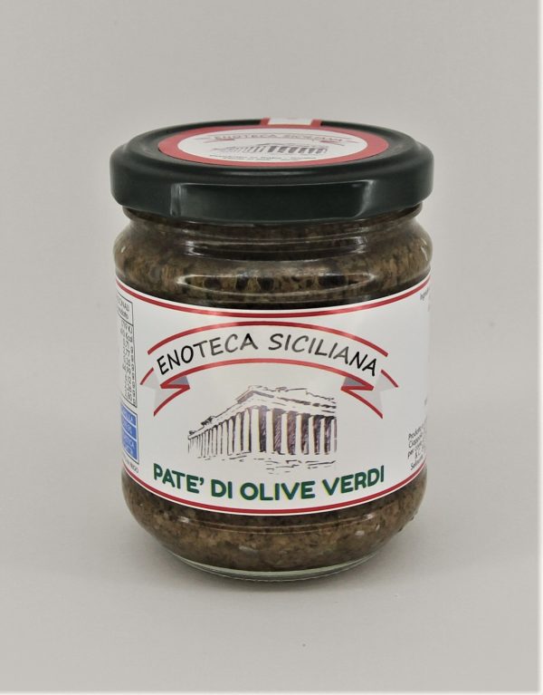 PATE' DI OLIVE " VERDI" ENOTECA SICILIANA GR 180