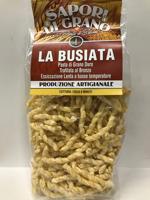 PASTA DI GRANO DURO " BUSIATA " GR 500