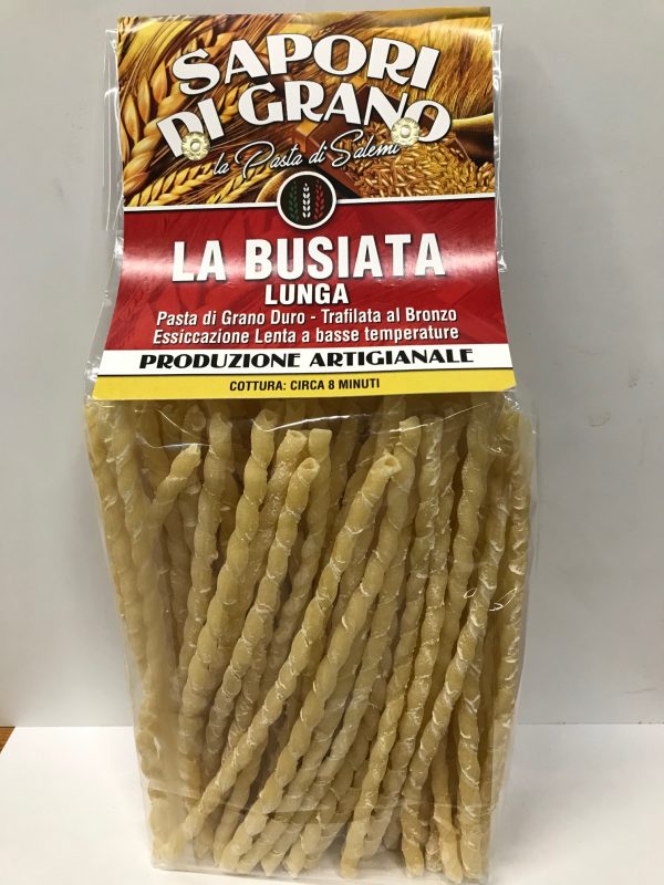 PASTA DI GRANO DURO " BUSIATA LUNGA " GR 500
