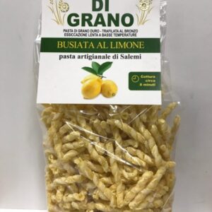 PASTA DI GRANO DURO " BUSIATA AL LIMONE " GR 500